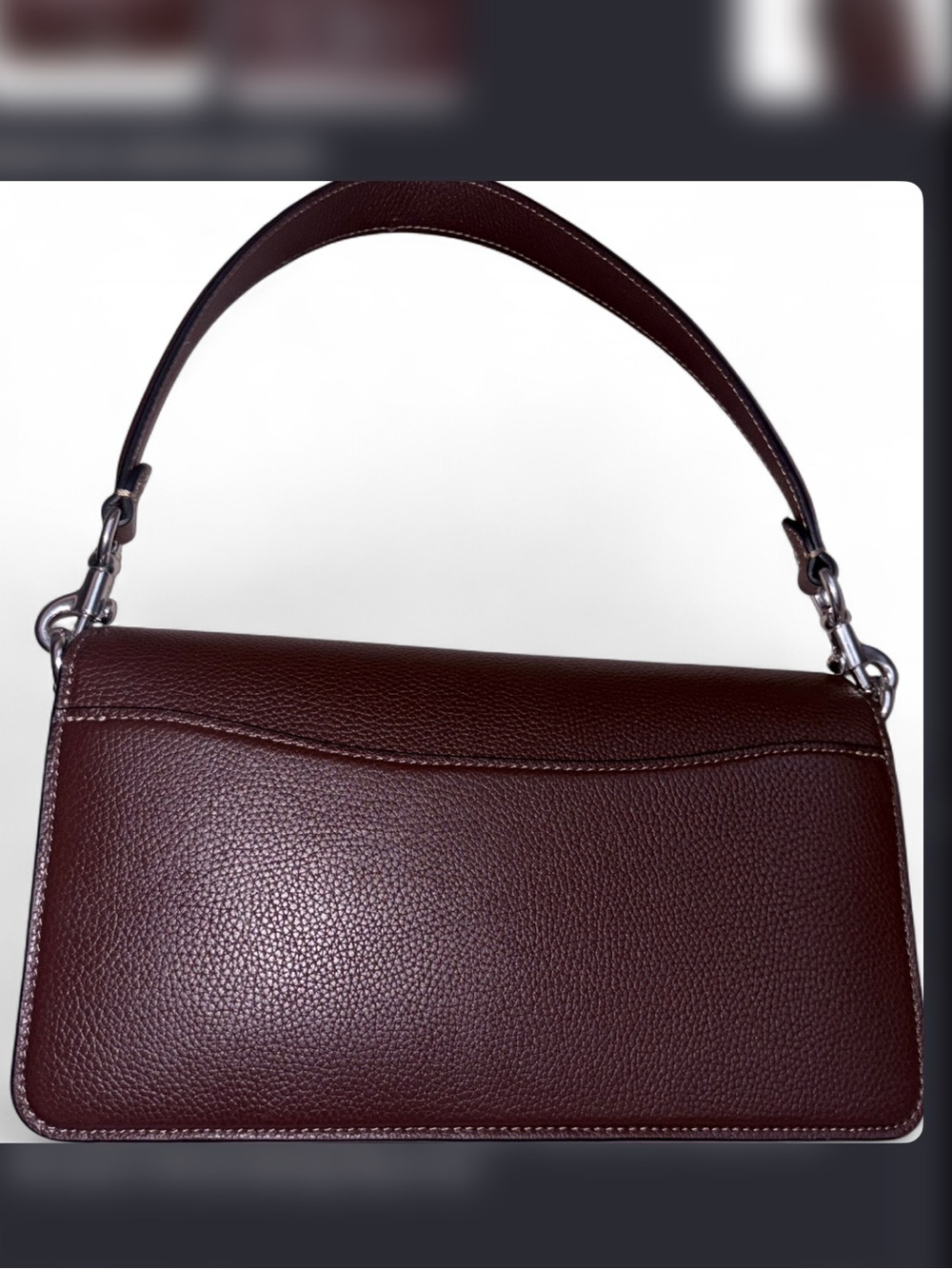 Coach Tabby Shoulder Bag in Dark Brown - Picture 3 of 8